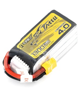 6S-1300mAh-130C - Tattu R-Line V4.0 Lipo Battery Pack - 22.2V - XT60
