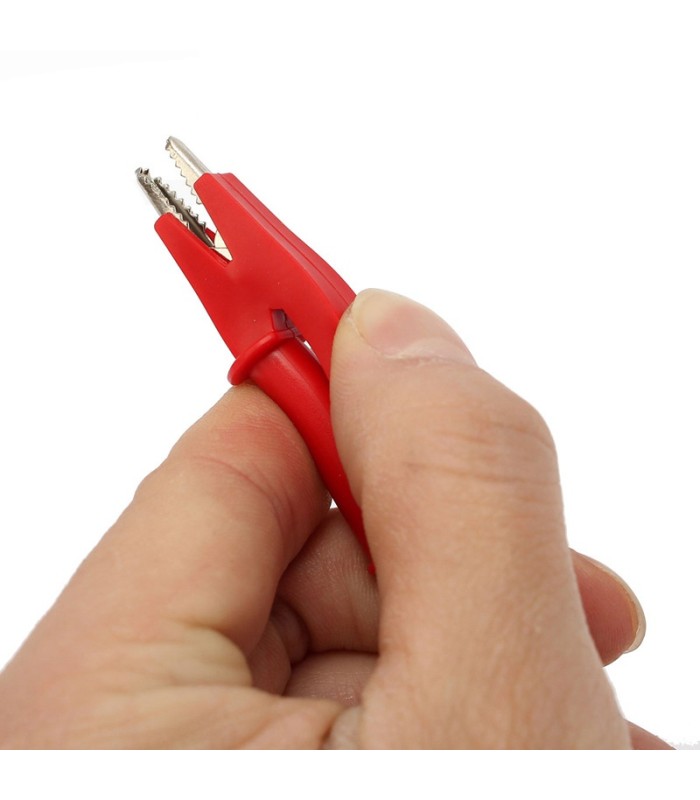 Cavi 4mm con connettore Banana e morsetti rivestiti a coccodrillo