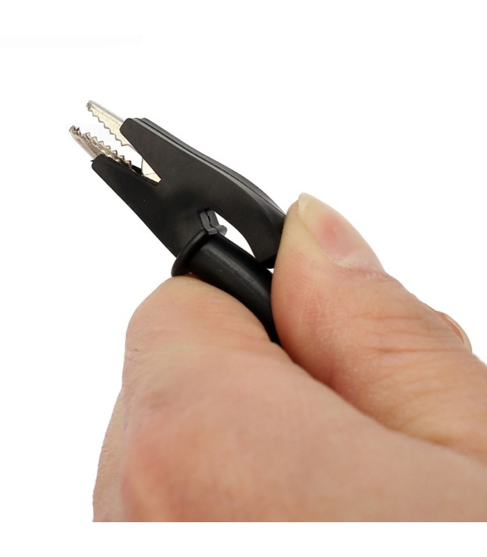 Cavi 4mm con connettore Banana e morsetti rivestiti a coccodrillo