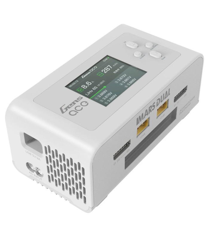 GensAce Imars DUAL - 300W Smart Balance - Carica batterie LiPo