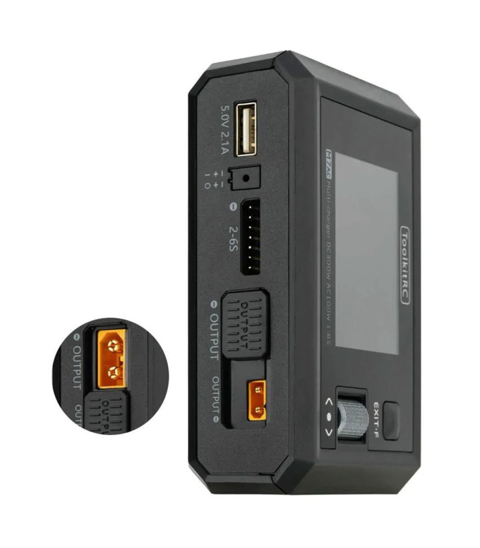 ToolKitRC M7AC - 300W 15A - Carica batterie e bilanciatore multifunzionale