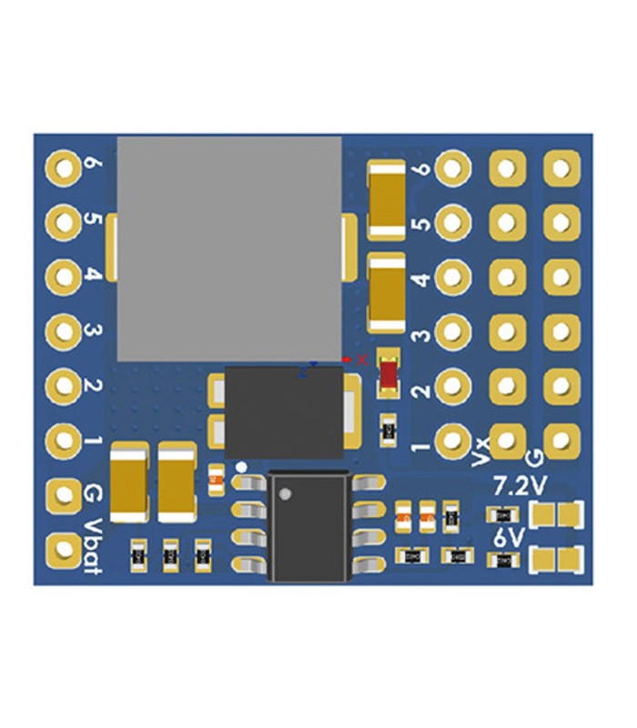 Matek Servo PDB - w/ BEC 5.5-36V to 5-8.2V