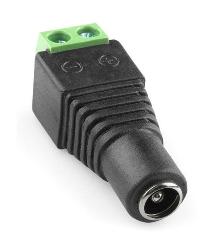 Connettore 2,1*5,5 mm femmina con morsetto