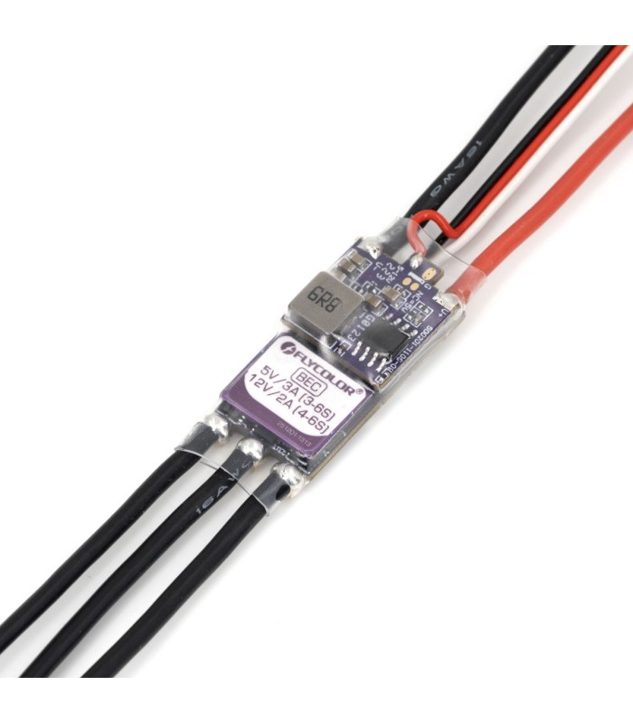 Flycolor Francy 2 - 40A ESC - BLHeli_32bit - BEC 5V/12V - 3S-6S