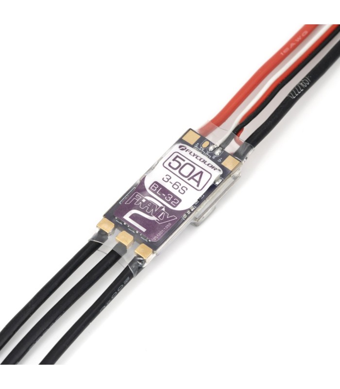 Flycolor Francy 2 - 50A ESC - BLHeli_32bit - BEC 5V/12V - 3S-6S