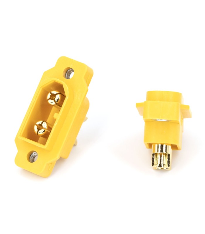 AMASS XT60E-M - Connettore XT60 maschio con fissaggio