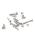 M3-340 pezzi-KIT viti in acciaio inox - Varia lunghezza