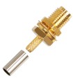 Connettore SMA Femmina da Crimpare / Saldare - Cavo RG316-RG174-LMR100