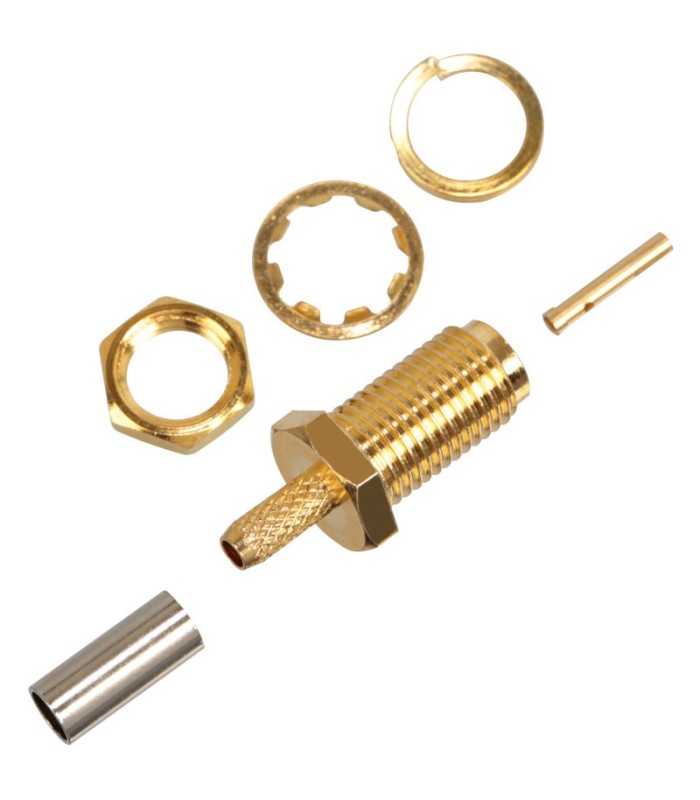 Connettore SMA da Crimpare / Saldare - Cavo RG316-RG174-LMR100