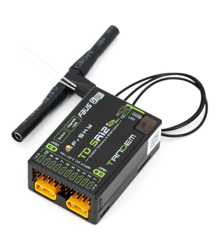 FrSky TD SR12 - Ricevente DualBand 2.4GHz & 900MHz - Long Range