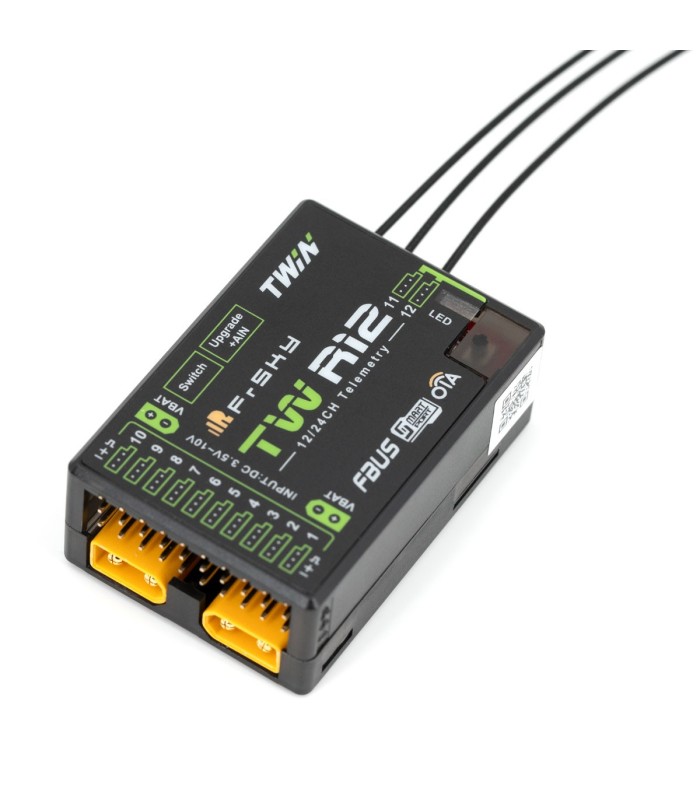 FrSky TW R12 - Ricevente Dual Band 2.4GHz - 12CH/24CH - Long Range