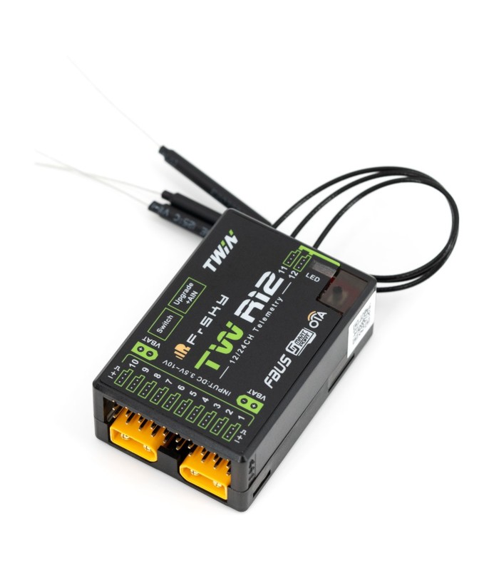 FrSky TW R12 - Ricevente Dual Band 2.4GHz - 12CH/24CH - Long Range
