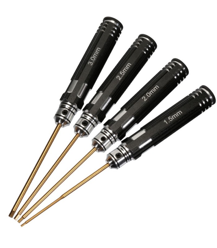 RC Tools KIT 4 pezzi - Brugola ad alta resistenza